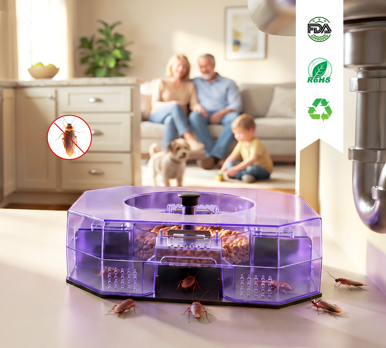 Reusable Effective Roach Trap