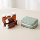 Pill Organizer Zip Pouch - Travel Pill Bag with Writable Zip Sleeves