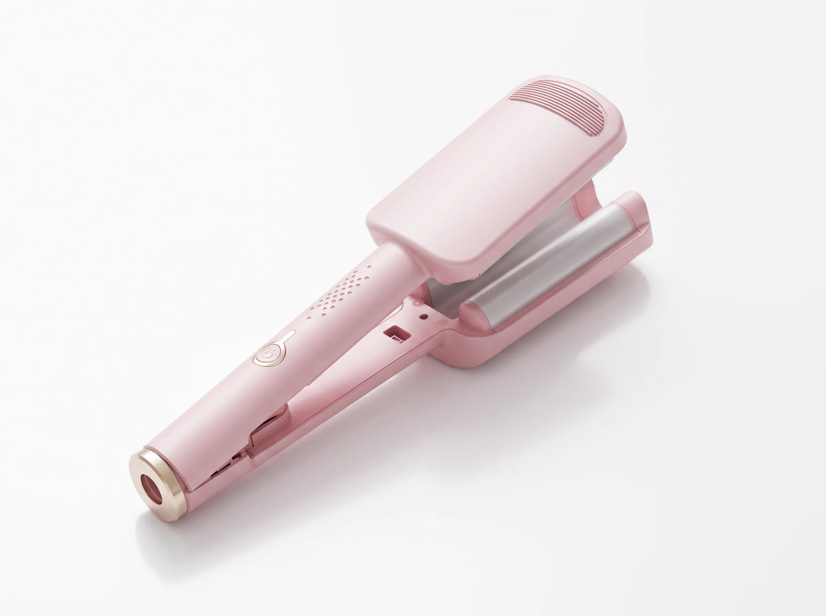 32mm Deep Wave Hair Curler – No-Damage U-Barrel for Instant Big Waves
