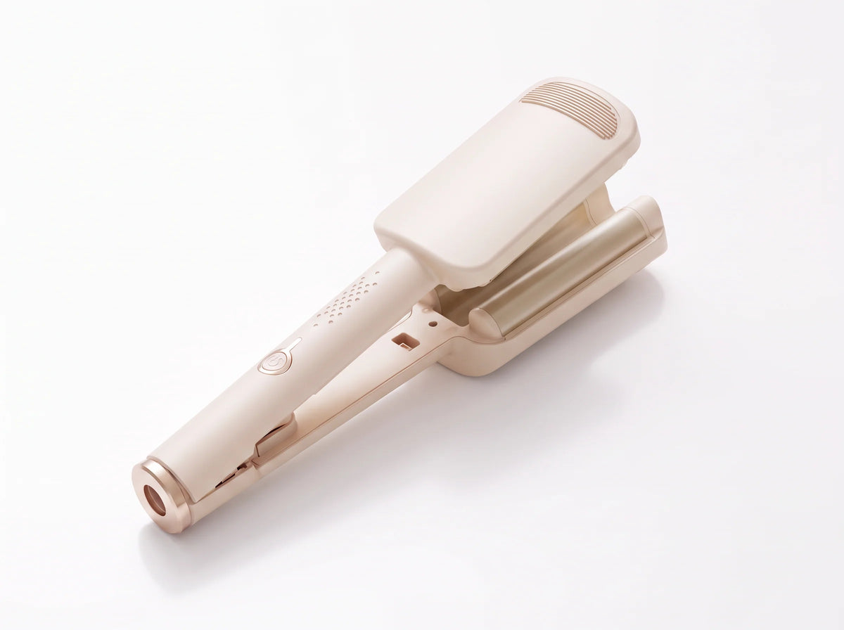 32mm Deep Wave Hair Curler – No-Damage U-Barrel for Instant Big Waves