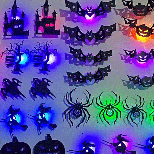 Halloween LED Silhouette Wall Lights