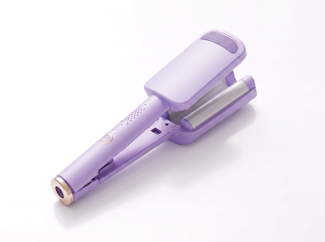 32mm Deep Wave Hair Curler – No-Damage U-Barrel for Instant Big Waves