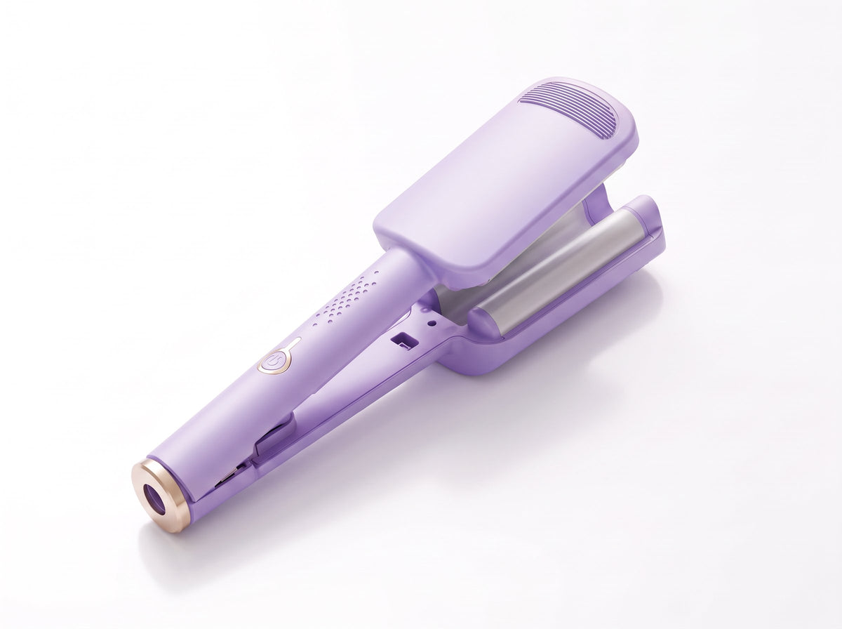 32mm Deep Wave Hair Curler – No-Damage U-Barrel for Instant Big Waves