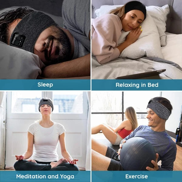 Noverlina Sleep Headband for sleep, relaxing in bed, meditation and yoga, and exercise
