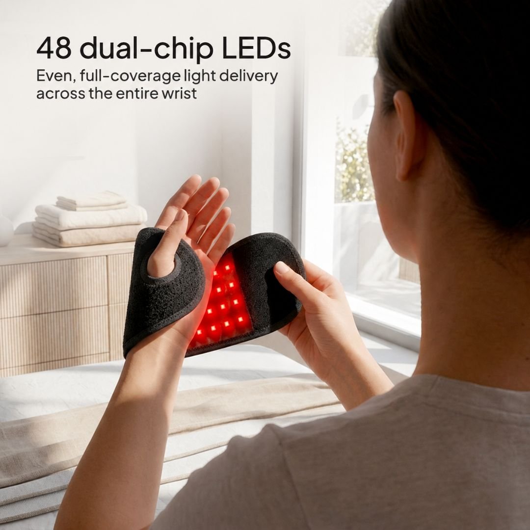 TheraWrap red light therapy wrist wrap