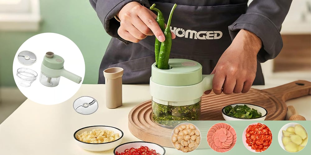 Multifunction Wireless Electric Grinder